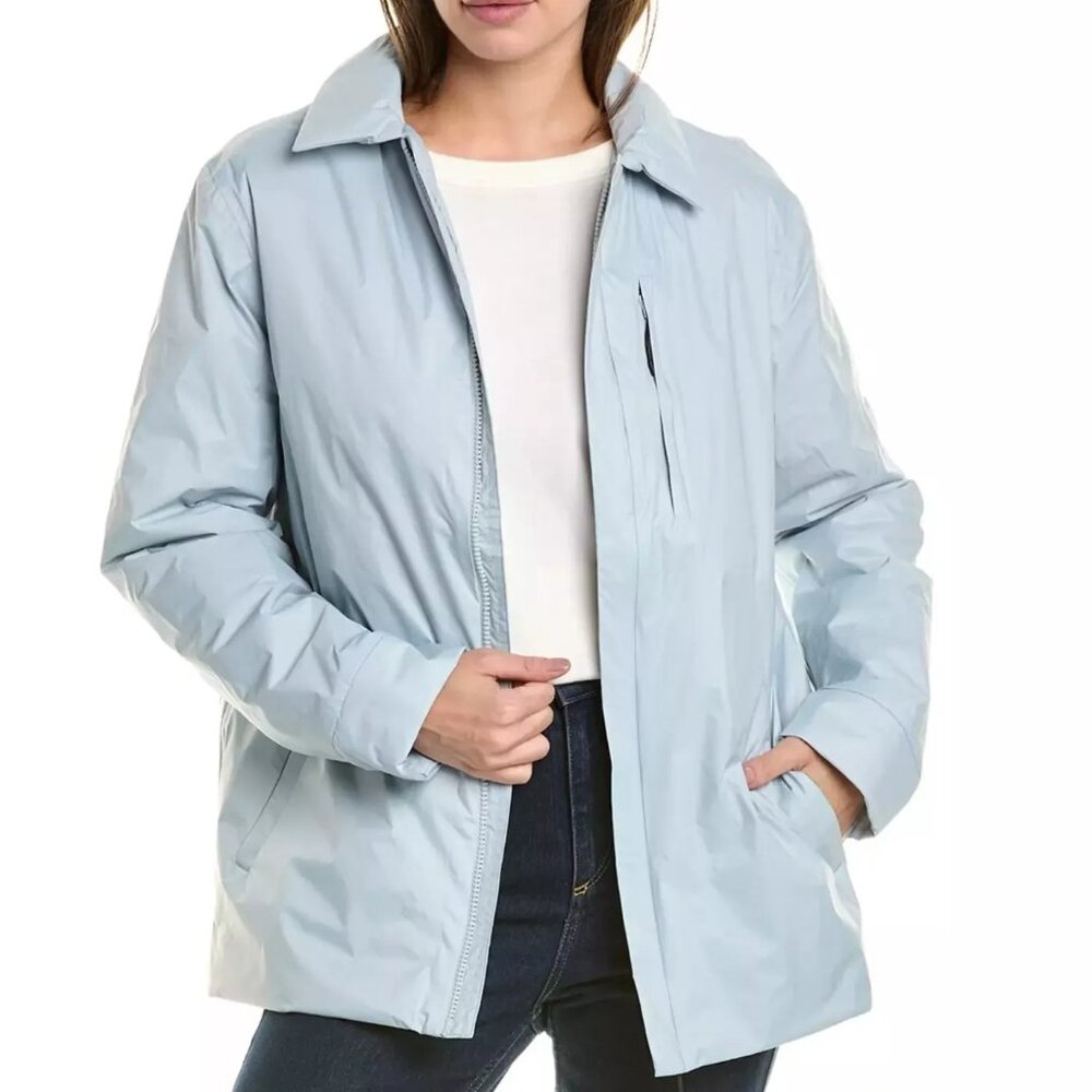 Rains Fuse Overshirt Sky Blue Coat Jacket sz S $250 unisex